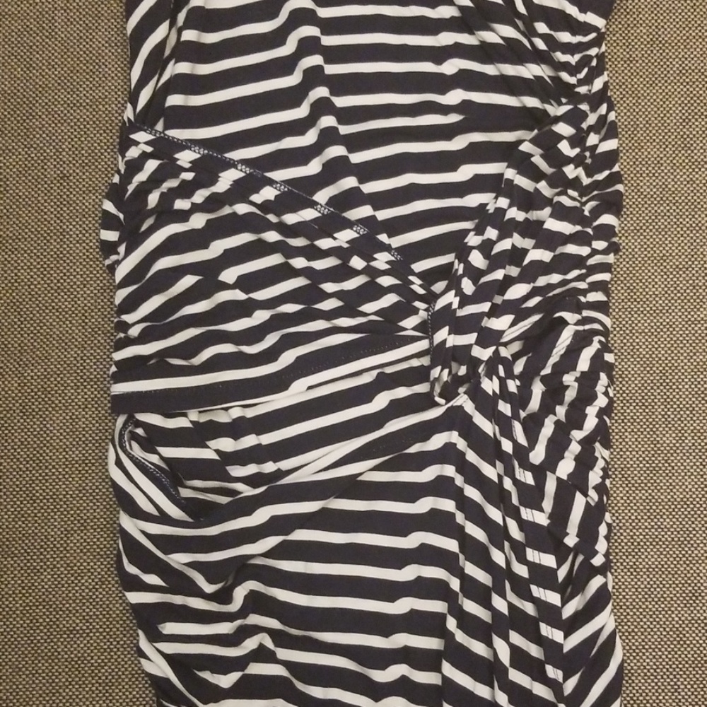 Tart One Shoulder striped Jersey Dress Sz Small - Picture 4 of 4